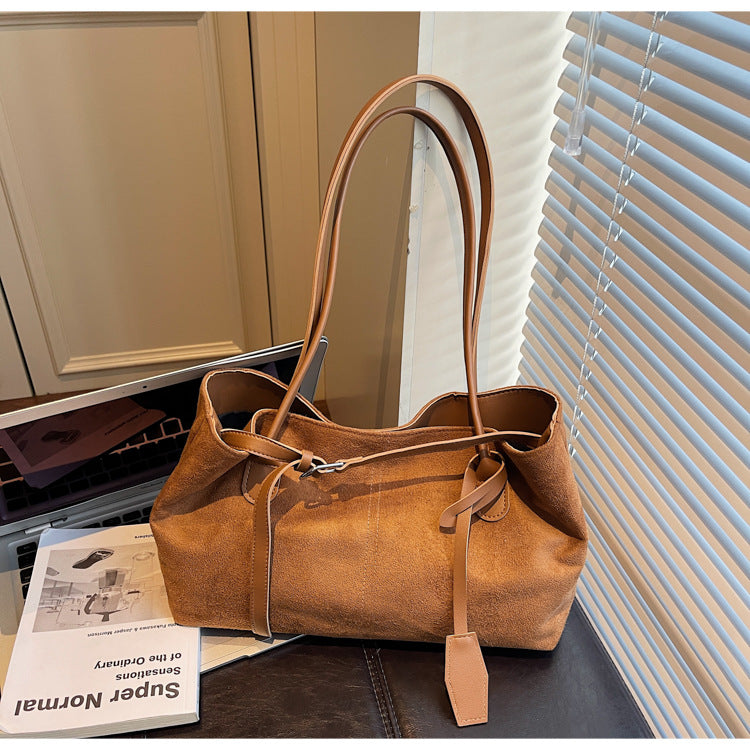 Luxe Suede Tote Bag Stornfield