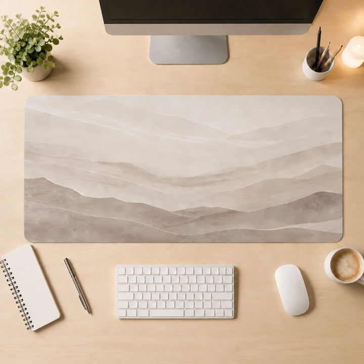 Abstract Landscape Desk Mat Stornfield