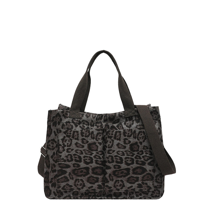 WoChic Leopard Print Utility Tote Bag Stornfield