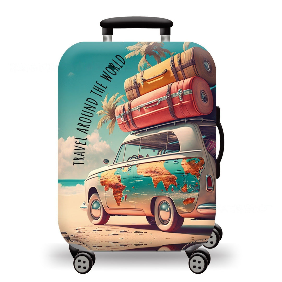 Hard Shell Luggage with Earth Design Stornfield