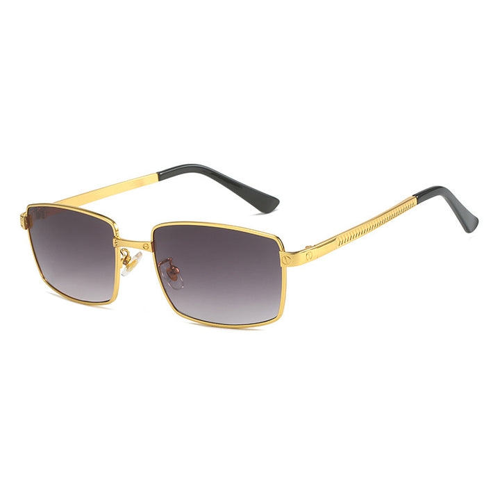 Women's fashionable square sunglasses with elegant metal frame Stornfield
