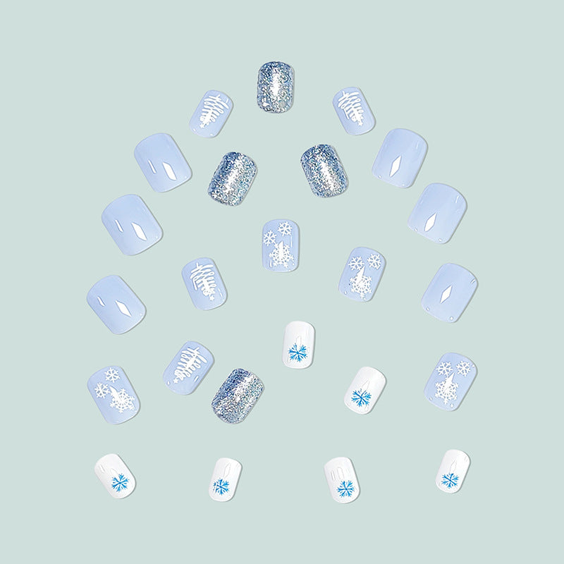 Artistic Winter Nail Art Stornfield