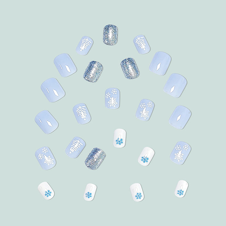 Artistic Winter Nail Art Stornfield