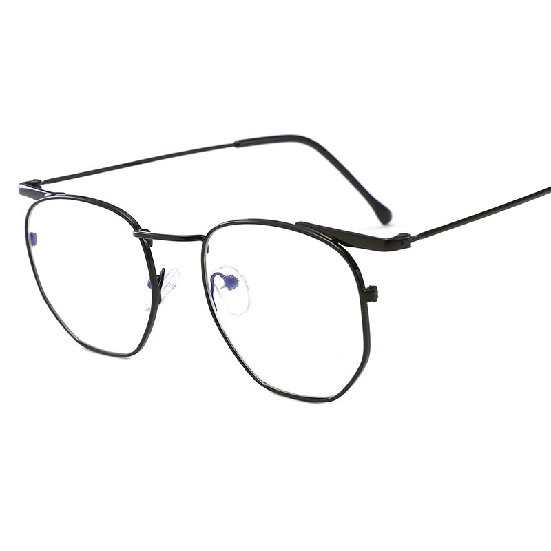 Women's fashionable rectangular glasses with elegant metal frame Stornfield