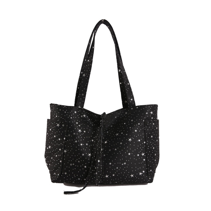 WoStar-Patterned Canvas Tote Bag Stornfield