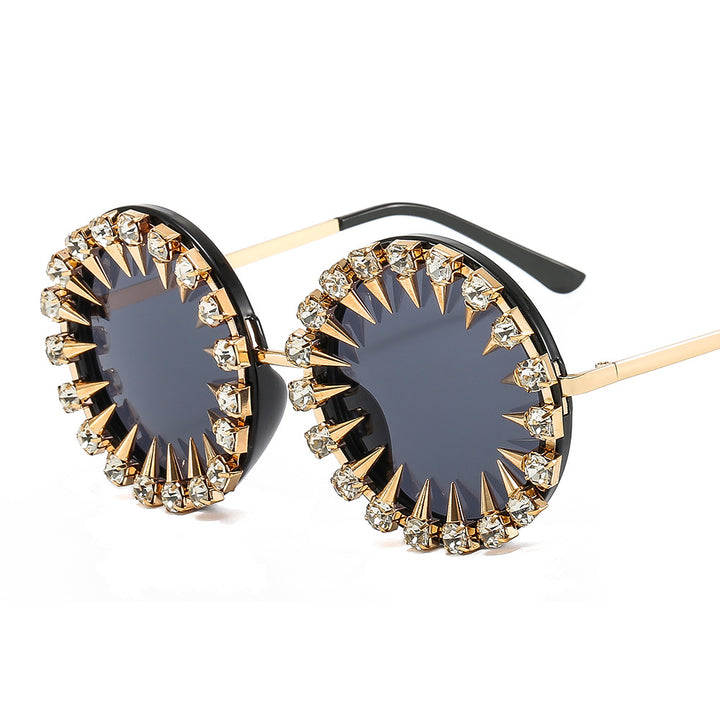 Women’s creative and eye-catching sunglasses with spikes and rhinestone details Stornfield