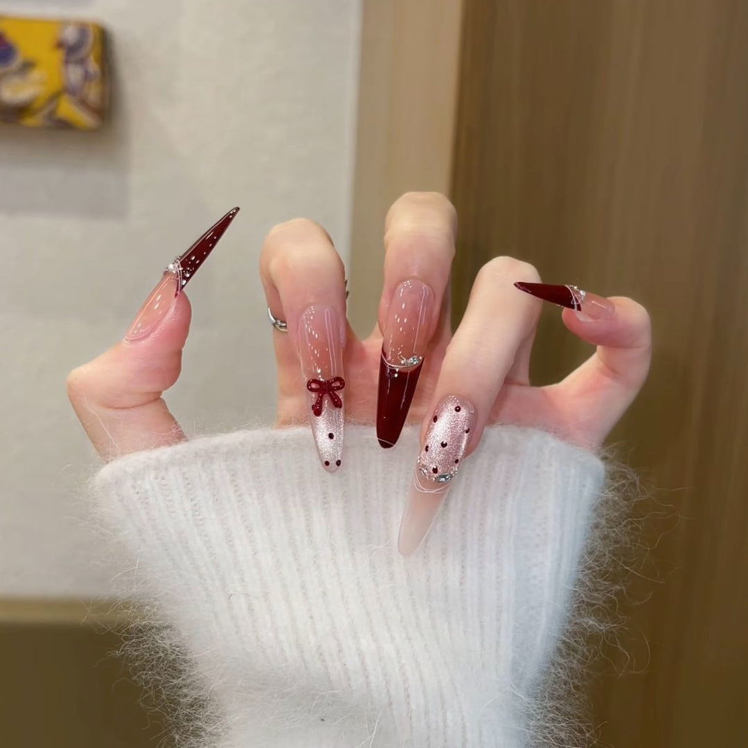 Stylish Stiletto Press-On Nail Extensions Stornfield