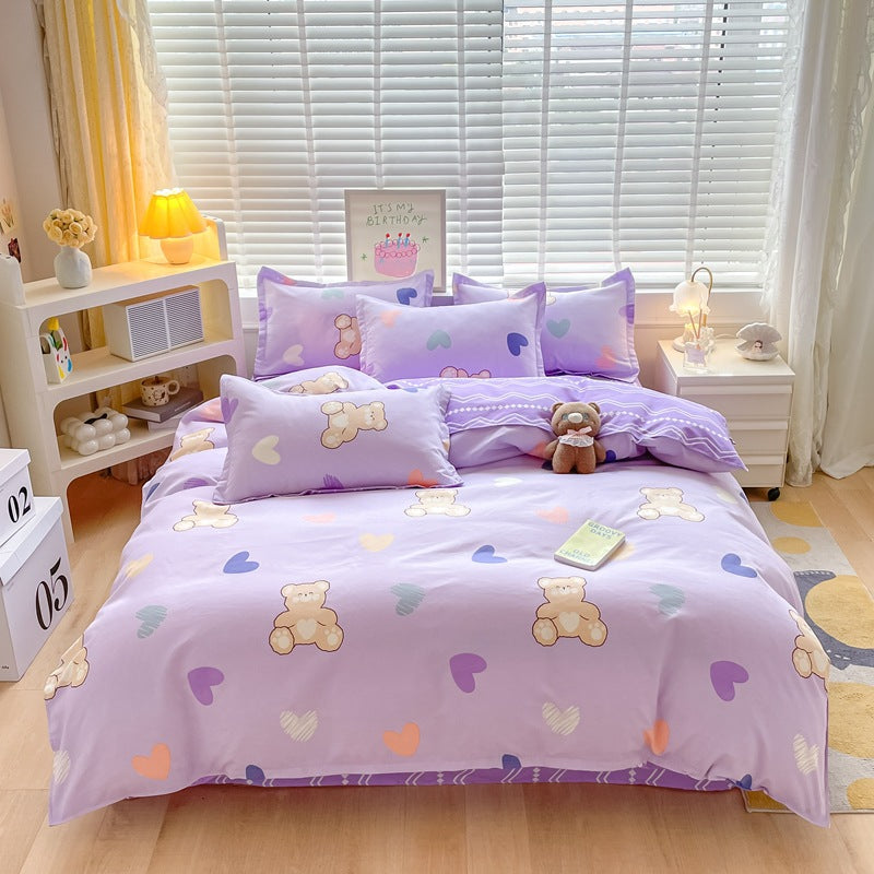 Floral Printed Duvet Cover Set