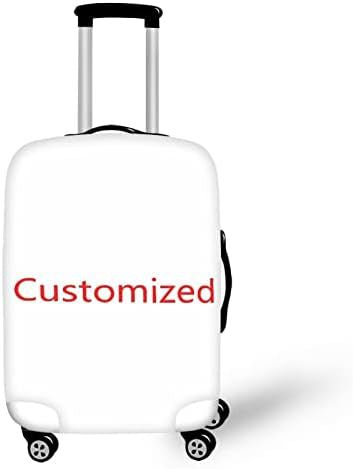 Unisex nano elastic suitcase cover with horse and sunflower motif, stretchable stretch protection for hard shell trolley with zipper Stornfield