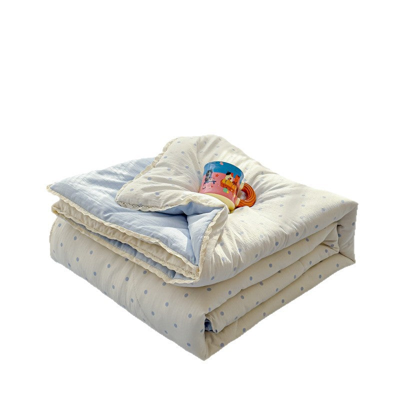 Floral Pattern Quilt Blanket