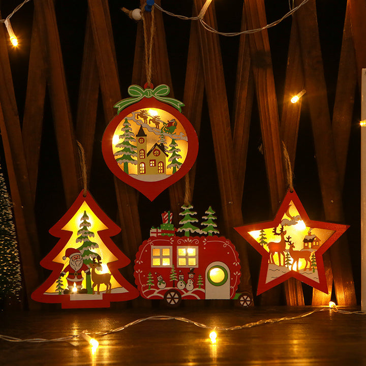 Decorative Christmas star with LED lighting Stornfield
