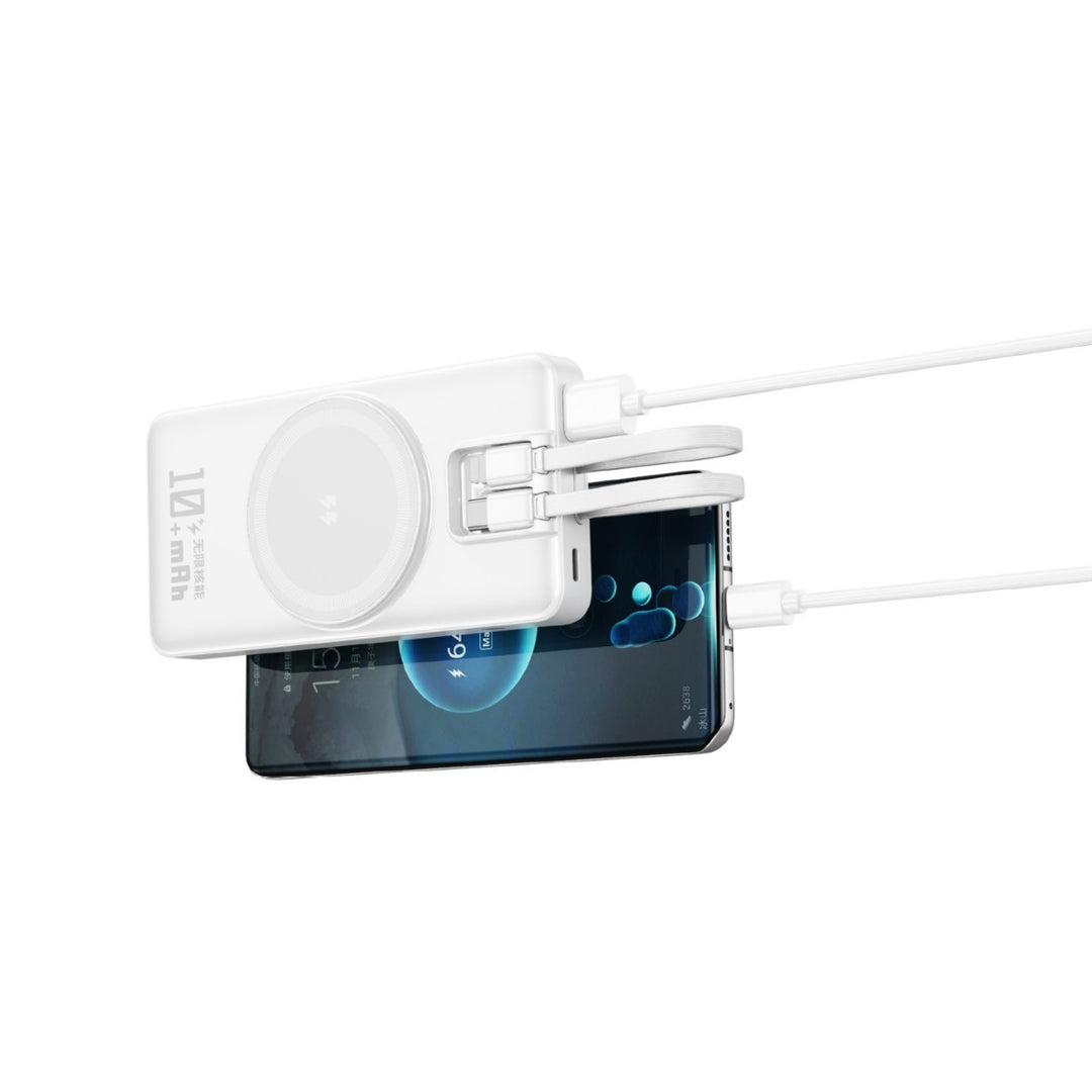 Portable power bank with inductive charging function and intelligent digital display Stornfield