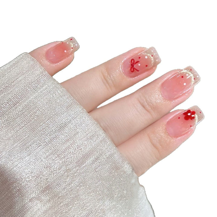 Decorative Floral Art Press-On Nails Stornfield