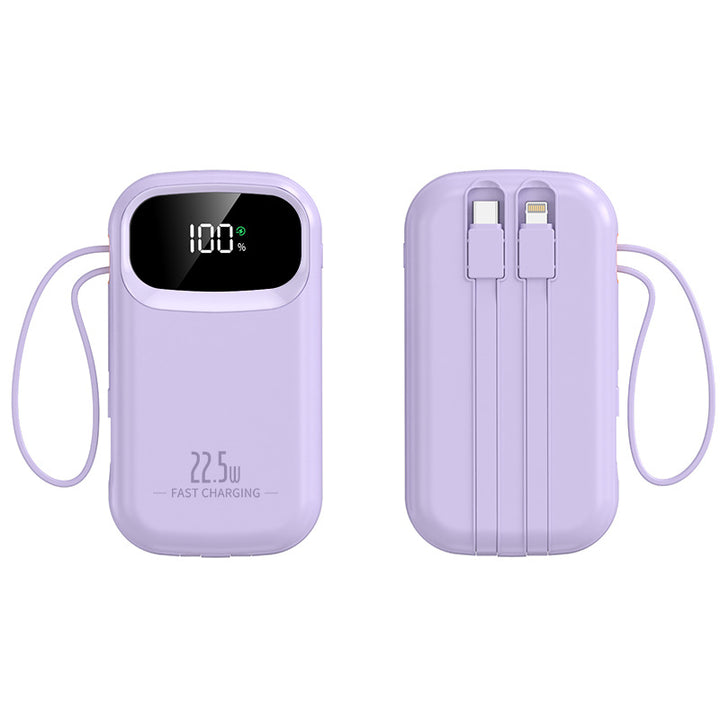 Portable power bank with fast charging connection and LCD display Stornfield