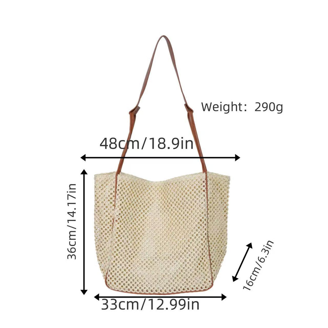 Natural raffia shoulder bag Stornfield