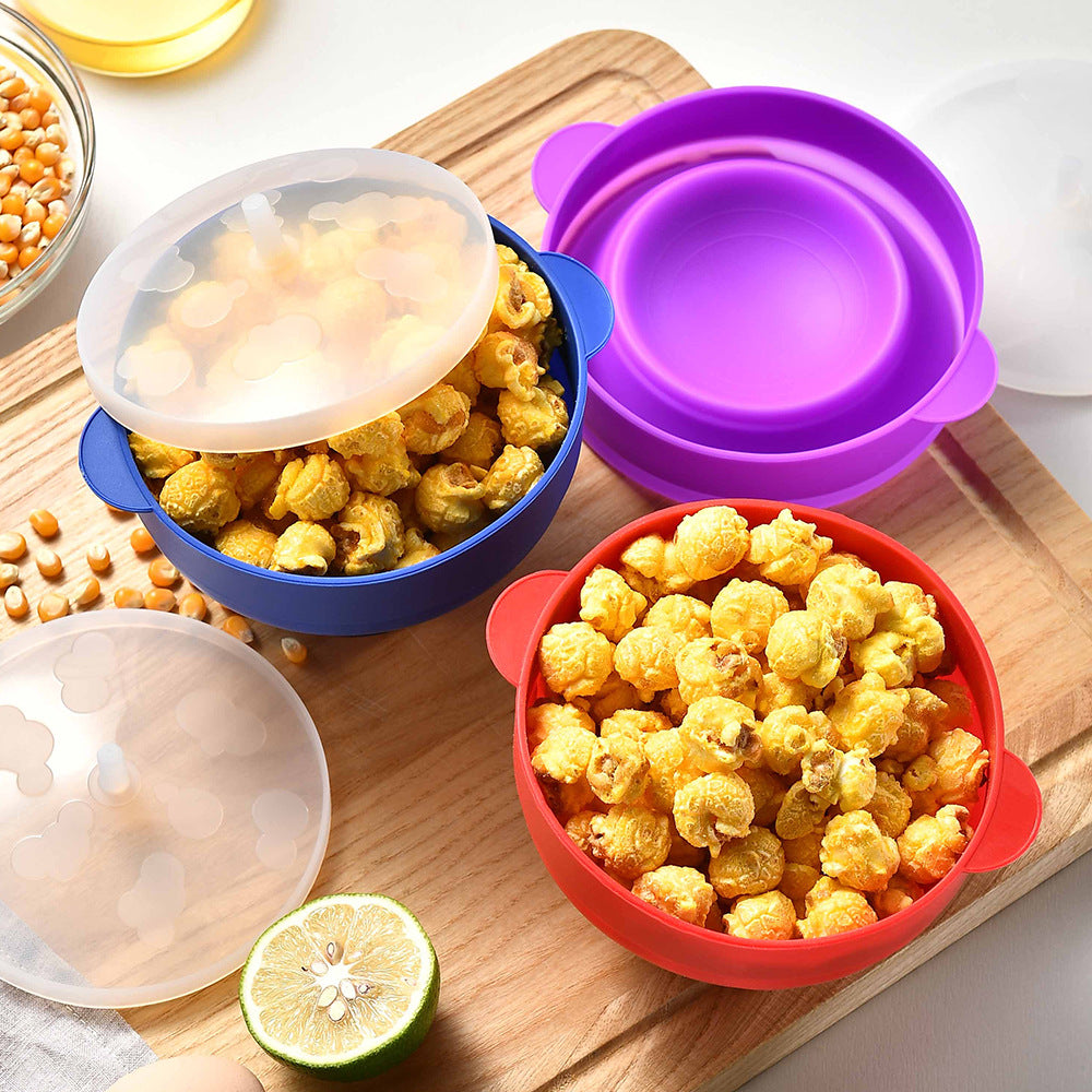 Silicone Popcorn Container with Lid Stornfield
