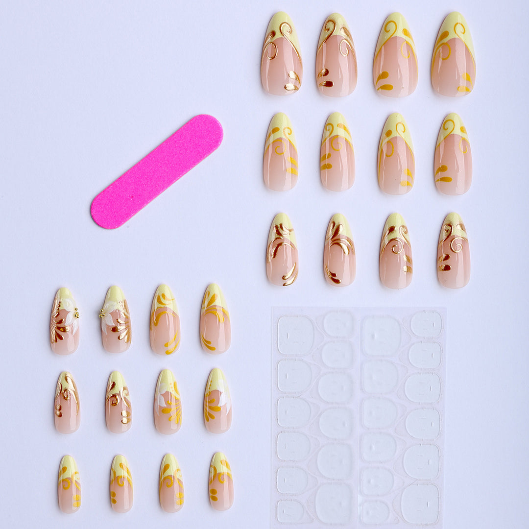 Artificial nails with elegant decorations Stornfield