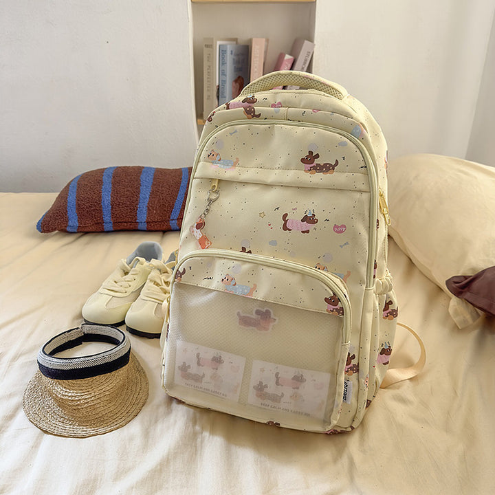 Fun Illustrated Pet-Themed Backpack Stornfield