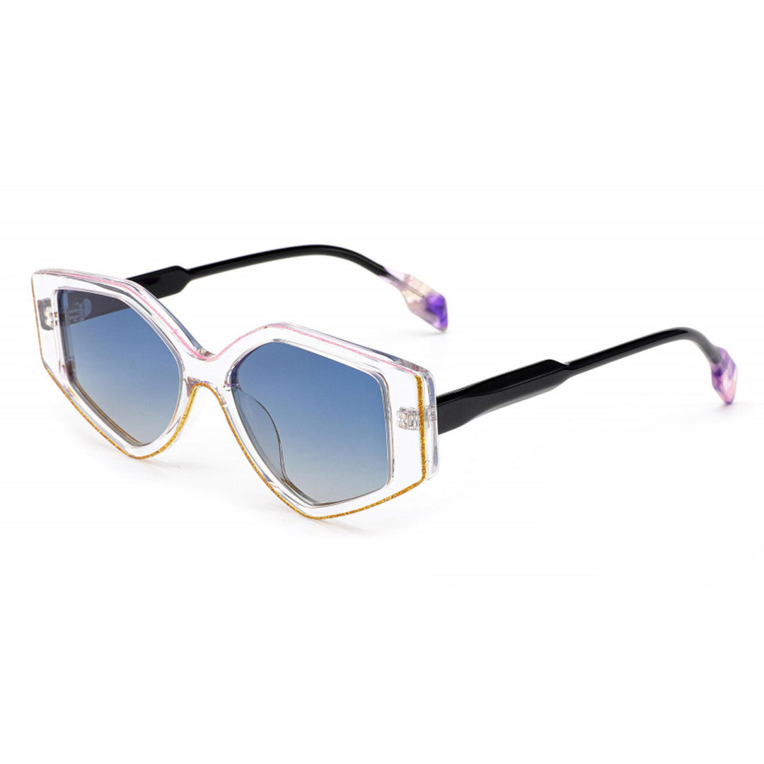 Women's fashionable sunglasses with unique cut design and UV protection Stornfield