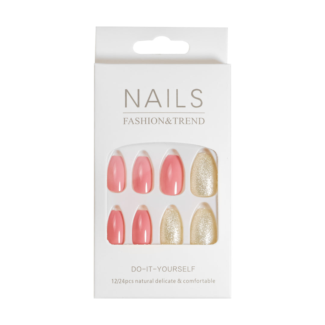 Artistic Graphic Press-On Nail Set Stornfield