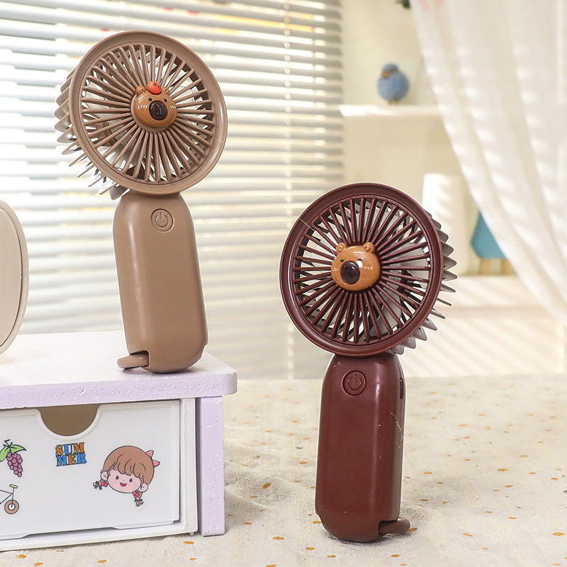 Women Portable Handheld Fan with Animal Design Stornfield