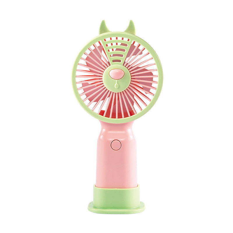 Unisex Portable Hand Fan with Cute Animal Design Stornfield
