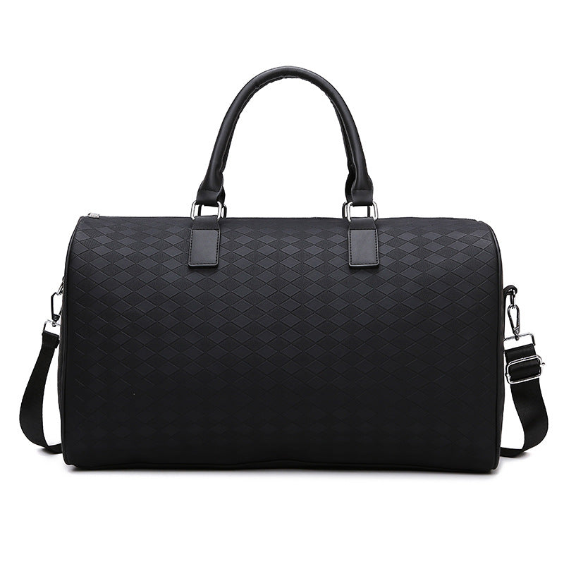 Sporty shoulder bag with structured outer material Stornfield