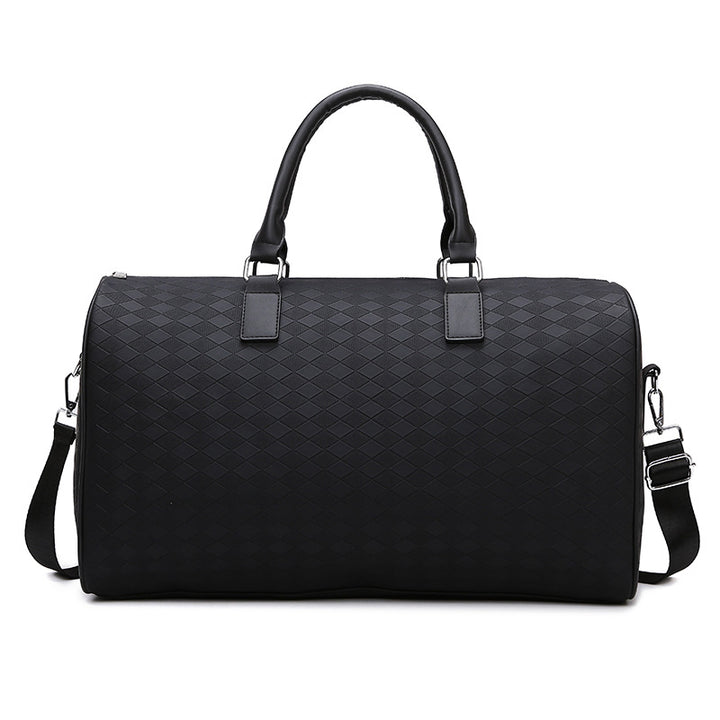 Sporty shoulder bag with structured outer material Stornfield