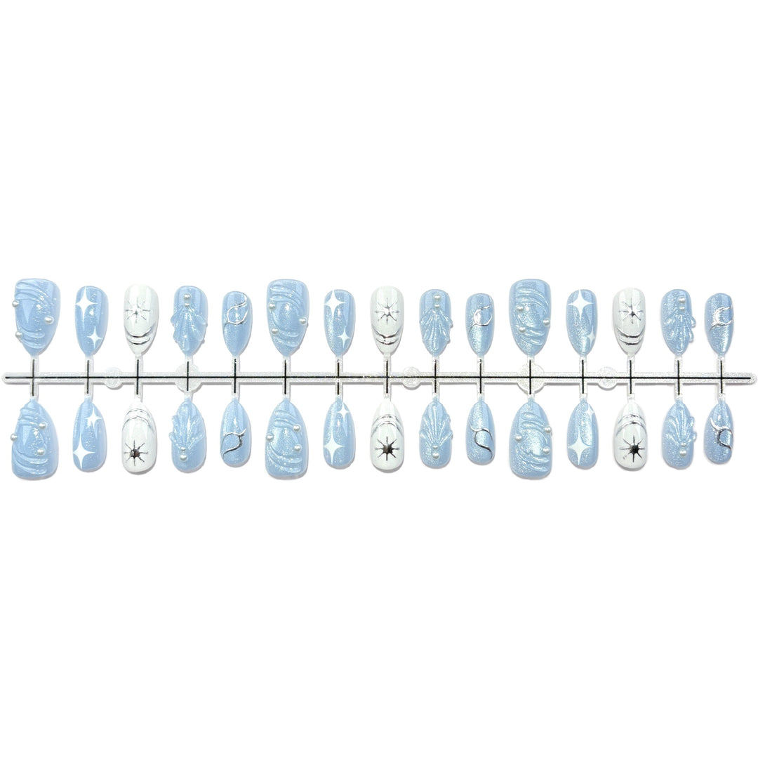 Decorative Nail Art Press-On Set 1790746068