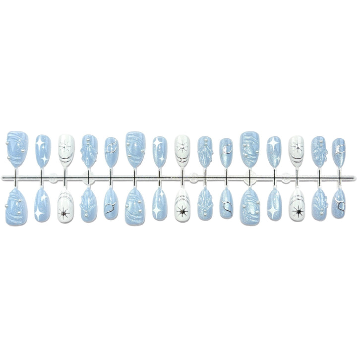 Decorative Nail Art Press-On Set 1790746068