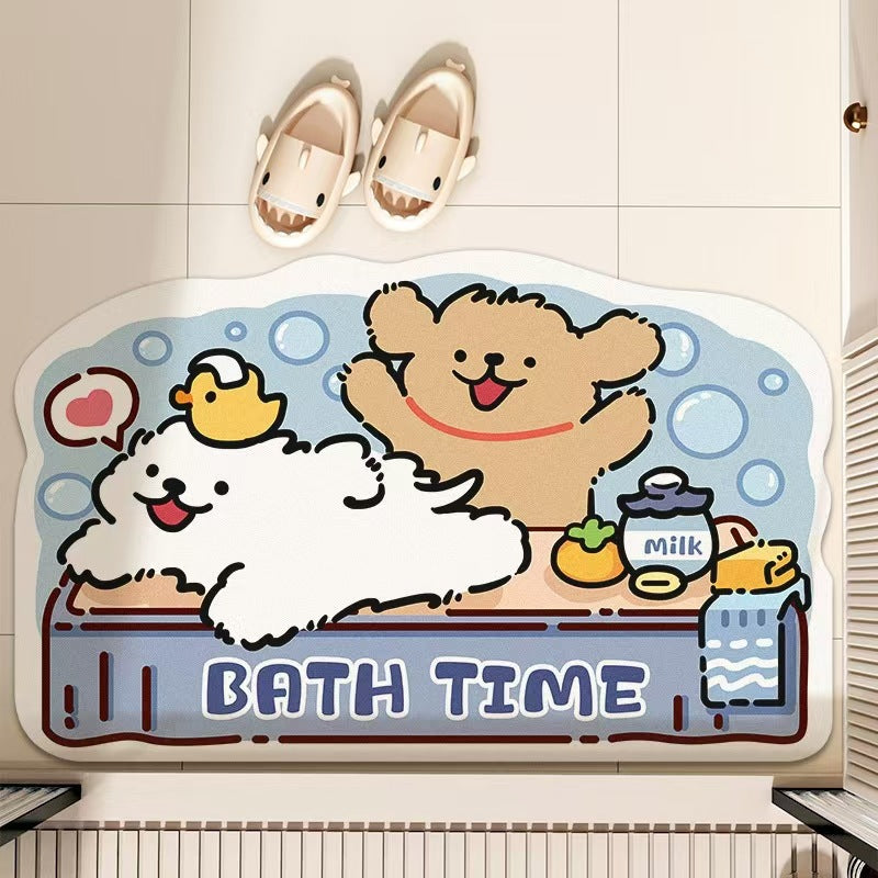 Cartoon Bath Mat Stornfield
