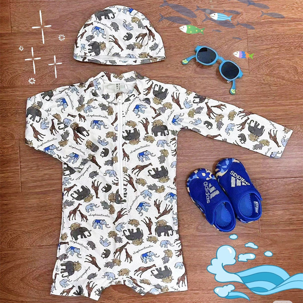 Long-Sleeve UV Protection Swim Suit Stornfield