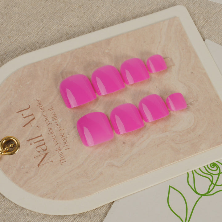 Glossy Short Press-On Nail Set Stornfield