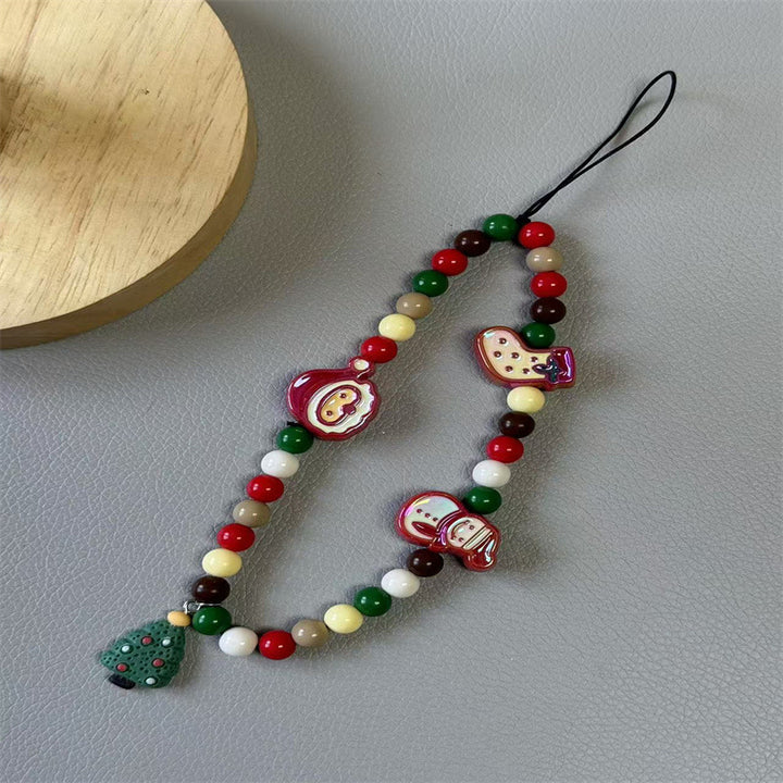 Holiday-Themed Beaded Eyewear Strap Stornfield
