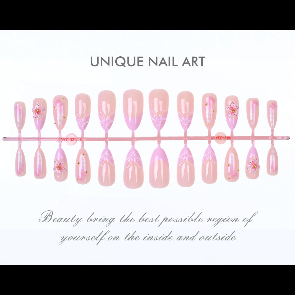 Floral Art Press-On Nail Set Stornfield