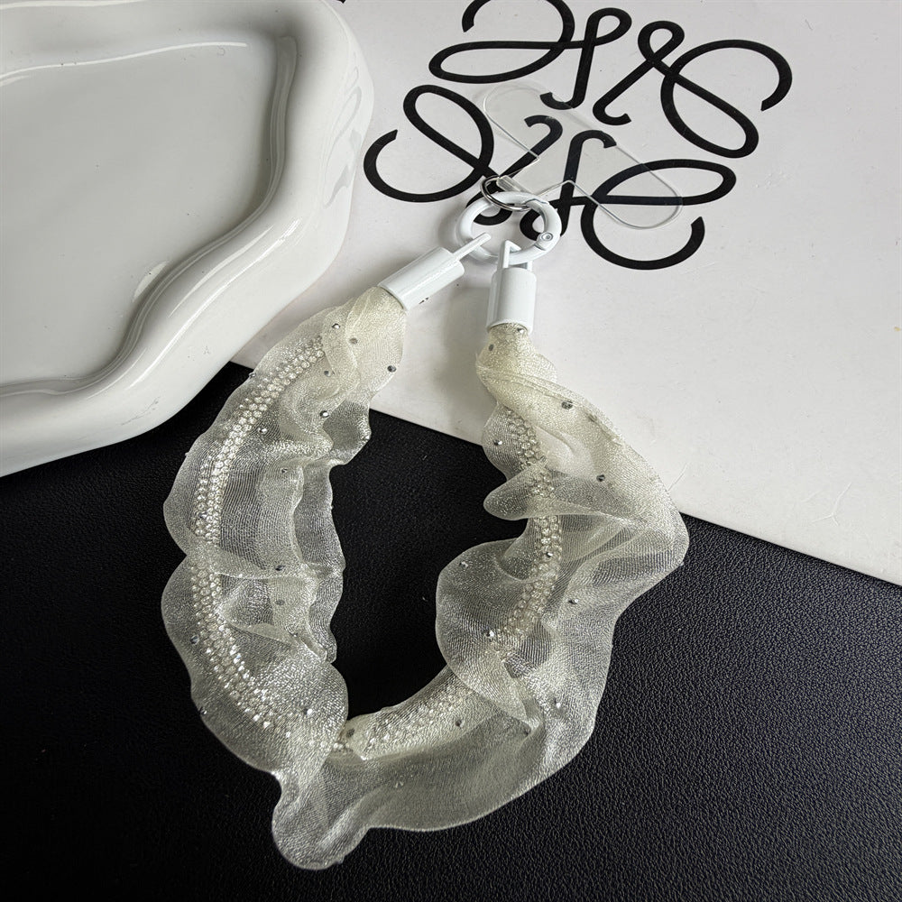 Decorative Chiffon Charm Keychain Stornfield