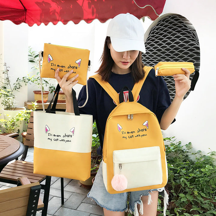 Cute Animal-Themed Backpack Set Stornfield