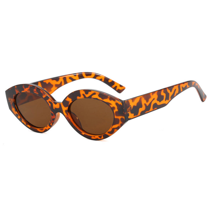 Ladies trendy cat-eye sunglasses with animal print Stornfield