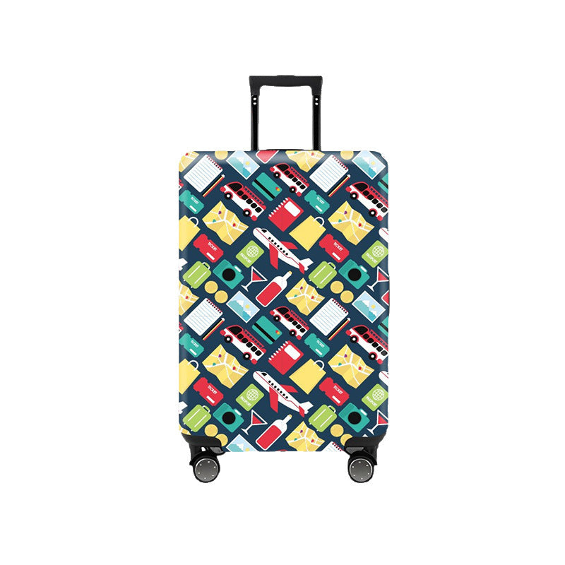 Women's Hard Shell Travel Suitcase with Eye-Catching Phrase Design Stornfield