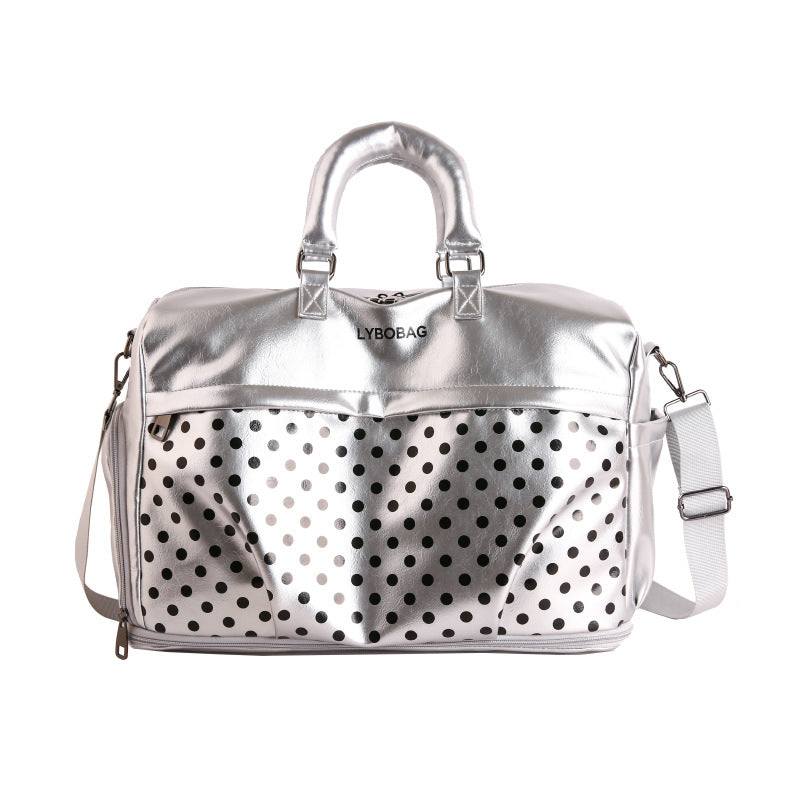 Stylish Polka Dot Travel Duffel Bag Stornfield
