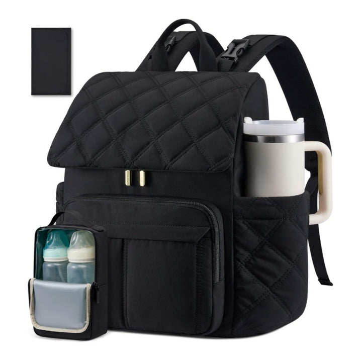 Multifunctional Wrap Backpack with Insulated Compartment and Organizer Stornfield