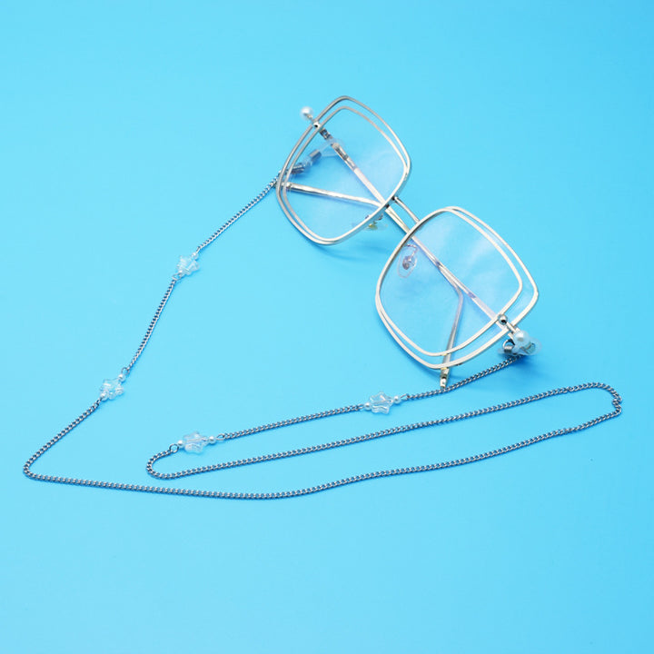 Stylish Eyewear Retainer Chain with Decorative Accents Stornfield
