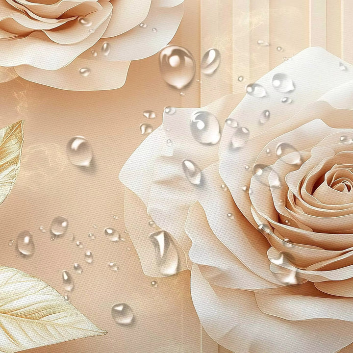 Floral Embossed Shower Curtain Stornfield