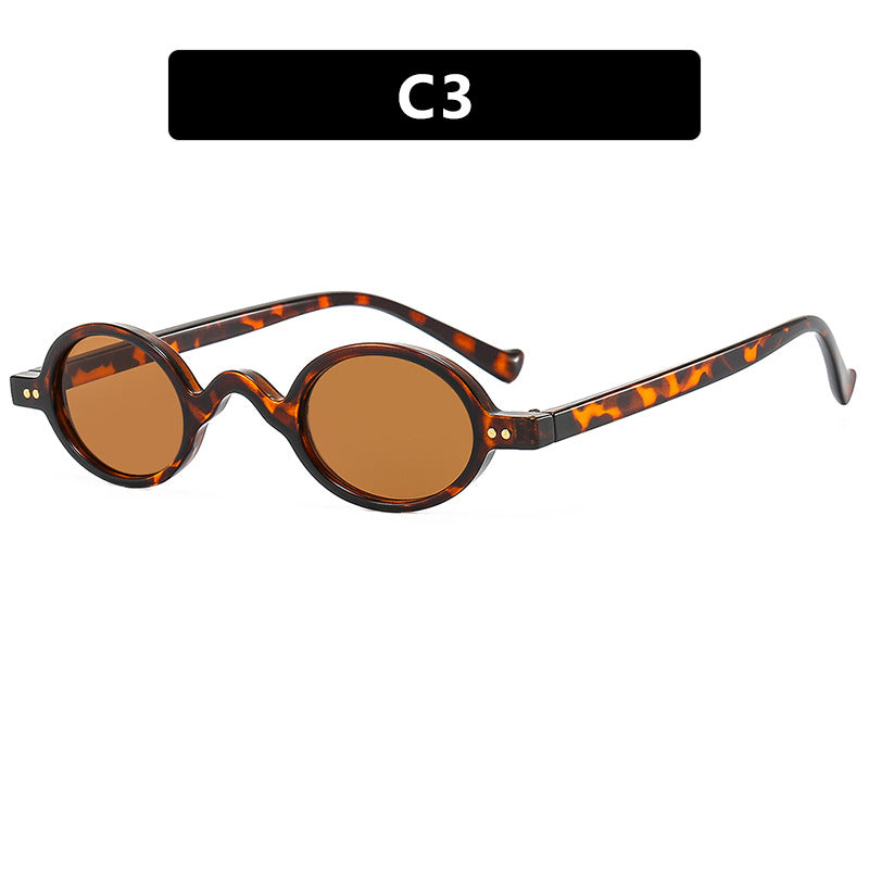 Women's round sunglasses with distinctive design and high-quality plastic frame Stornfield