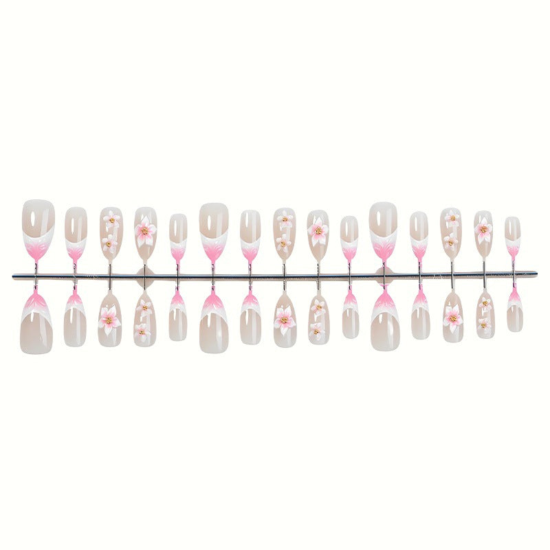 Floral Art Press-On Nail Set Stornfield