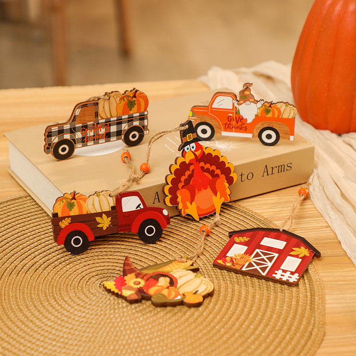 Decorative wooden figure in nostalgic truck design Stornfield
