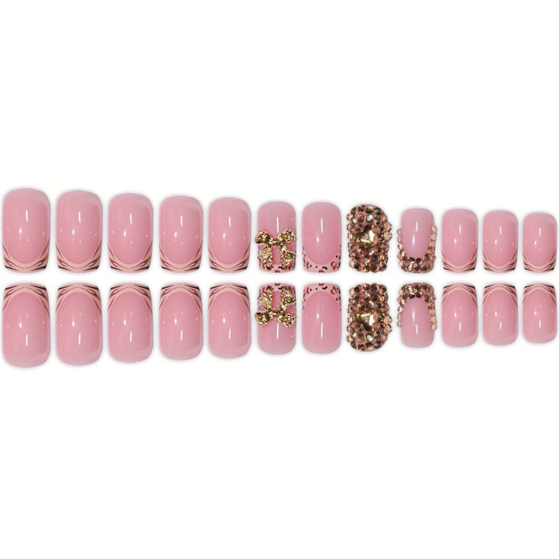 Decorative Crystal Embellished Press-On Nails Stornfield