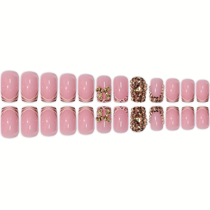 Decorative Crystal Embellished Press-On Nails Stornfield