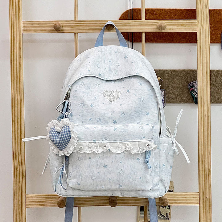 Cute Decorative Star-Embellished Backpack Stornfield