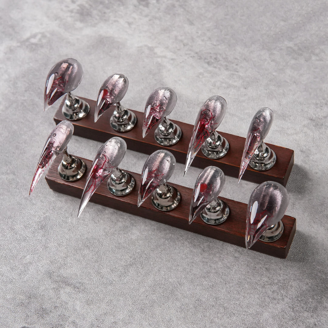 Decorative Stiletto Nail Tips